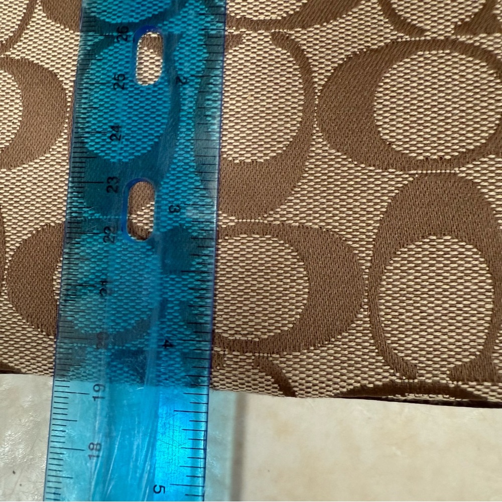 Coach Signature Tan Wristlet NWT - Picture 4 of 6